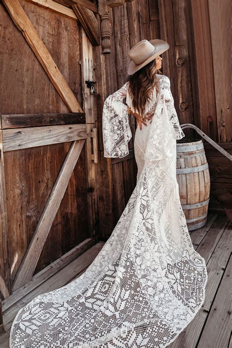 Tucson Rose By Rue De Seine Moonrise Canyon Collection 2019 Winter Wedding Dress Western