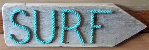 Rope Word Signs Diy And Shop Coastal Decor Ideas