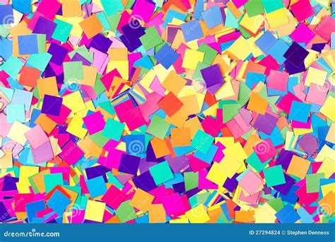 Colorful Background Of Paper Confetti Stock Images Image 27294824