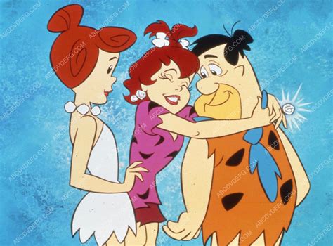 Animated Characters Fred Wilma Pebbles Tv The Flintstones I Yabba Dabb