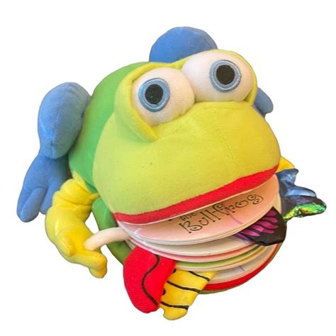 Toys Novelty Frog Book And Puppet Monday The Bullfrog Plush By