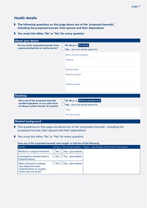 Your life insurance application will be the first step in the application process. AIG life insurance application form - robert hempsall - information designer