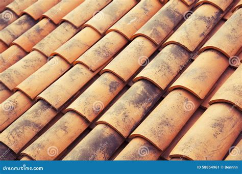Old Roof Tiles Stock Image Image Of Grunge Built Texture 58854961
