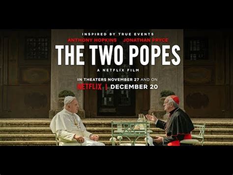 The Two Popes Movie Review Jonathan Pryce Anthony Hopkins Youtube