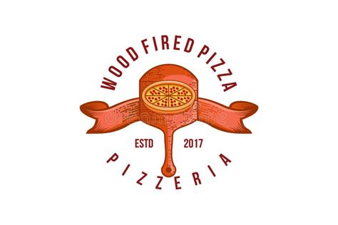 Vintage Pizza Logo Design Inspiration Isolated On White Background