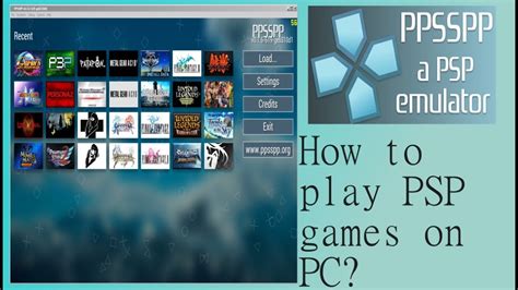 Psp Emulator How To Play Psp Games On Pc For Freeppsspp Youtube