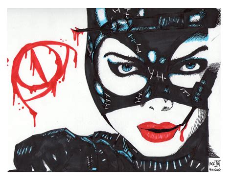 Catwoman Graphic Sketch By Bricktransformer555 On Deviantart
