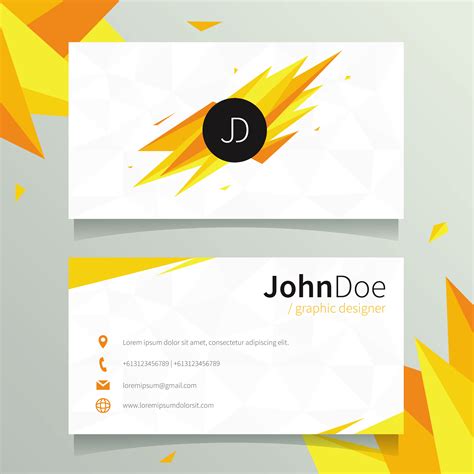 Name Card Design Vector Name A Variety Of Card Background 16367