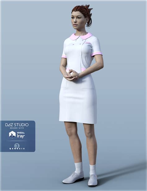 Handc Nurse Uniform For Genesis 3 Females Daz 3d
