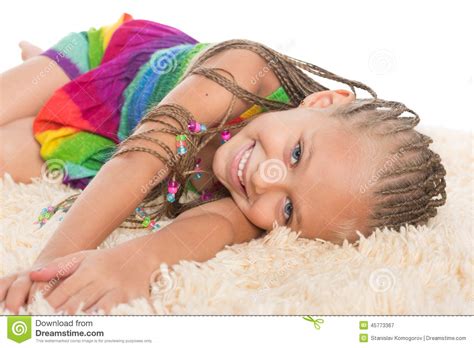 Cute Girl With Dreadlocks Stock Image Image Of People 45773367