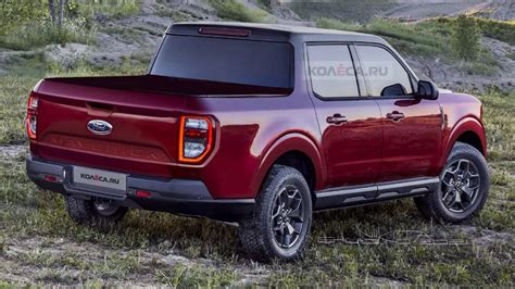 The 2022 Ford Maverick Compact Pickup Illustrated To Reality