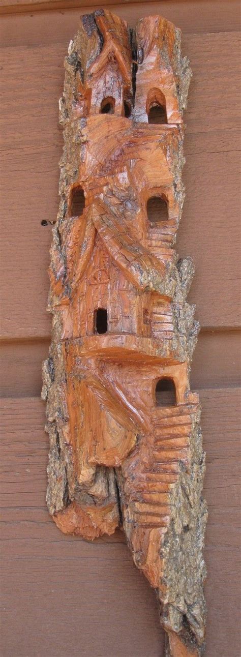 Clearance Sale Cottonwood Bark Carving Tree Carving Carving Wood