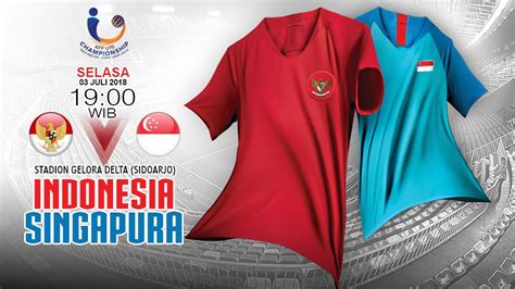 Prediksi Pertandingan Piala Aff U 18 Indonesia Vs Singapura Indosport