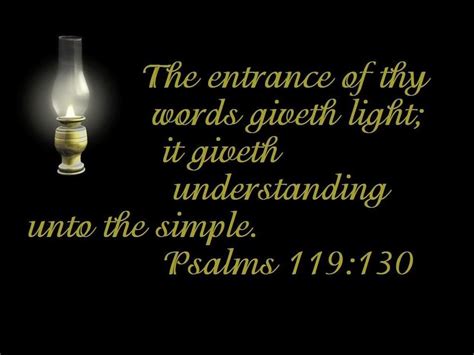 Psalm 119130 The Voice Voice When Your Words Are Unveiled Light