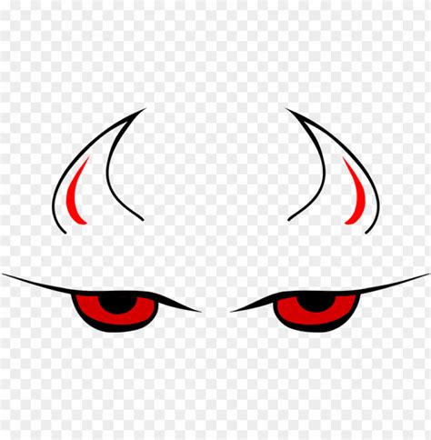 Devil Demon Horns Red Eyes Evil Hell Satan Devil Eyes Png Image With