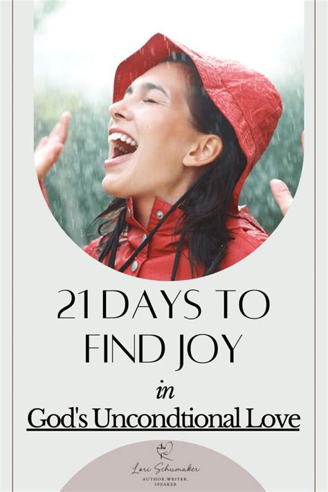 21 days to find joy in god s love lori schumaker