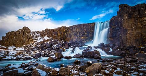 Öxarárfoss Waterfall In Iceland Arctic Adventures