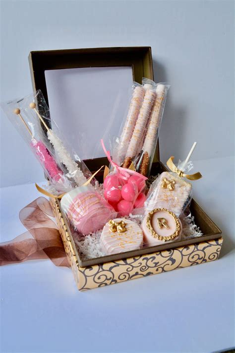 Special gift for girlfriend on her birthday. Chocolate Gift for Her Birthday Gift Box Gift for Mom Etsy ...