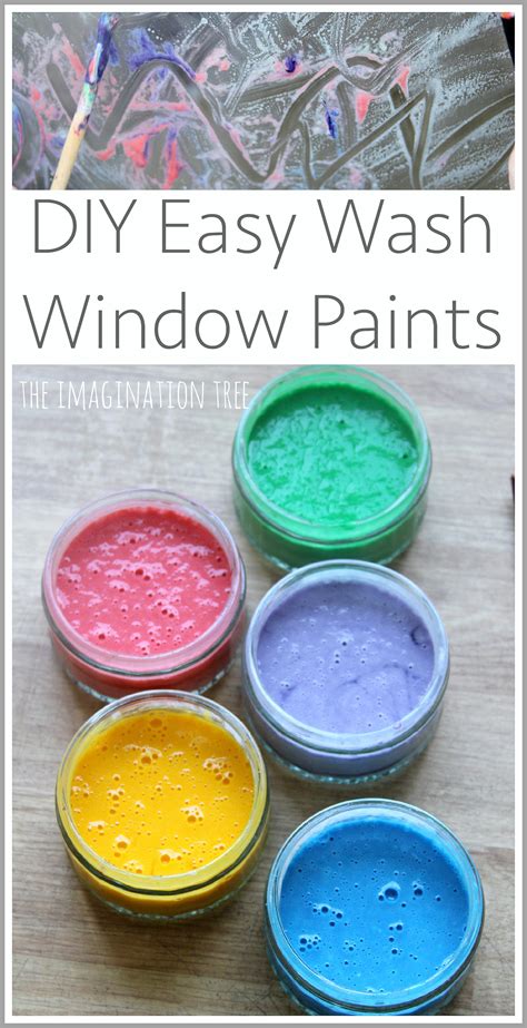 Diy Window Paint Recipe The Imagination Tree