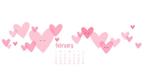 Free Download Wild Olive Calendar I Heart February 2560x1440 For Your