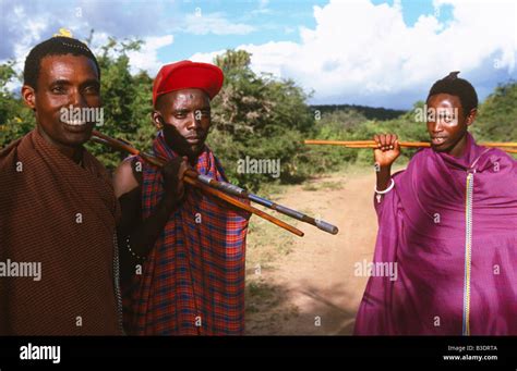 Young Karamojong Men In Karamoja Uganda Stock Photo Alamy