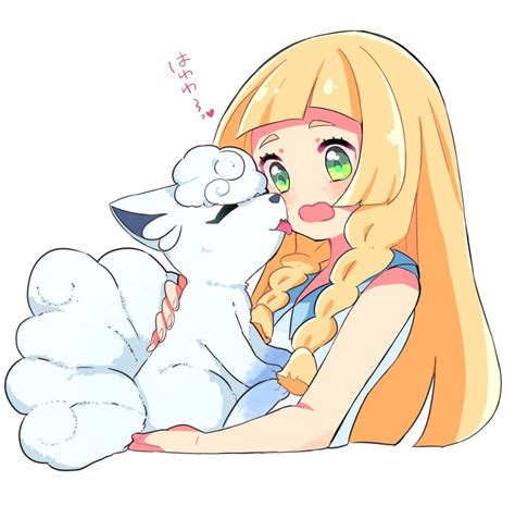 Lillie And Alolan Vulpix Pokemon And More Drawn By Hetchhog Tw
