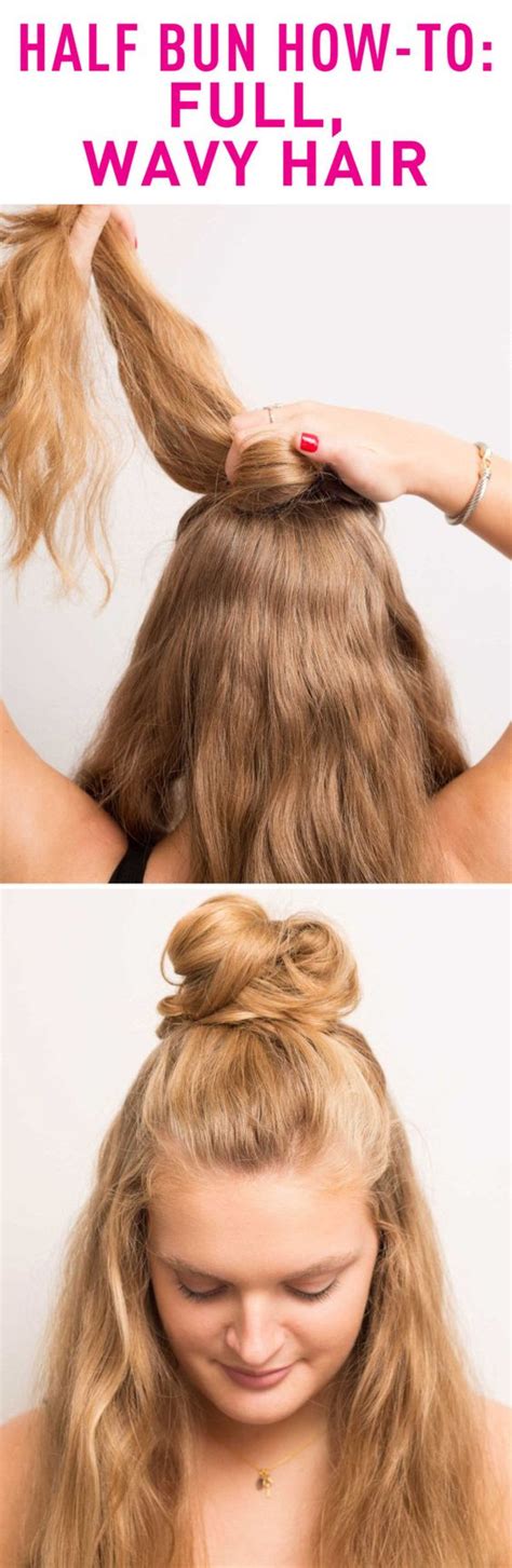 Frizz, damage, and dryness are common enemies that need to be constantly combatted. 17 Tutorials to Show You How to Make Half Buns - Pretty ...