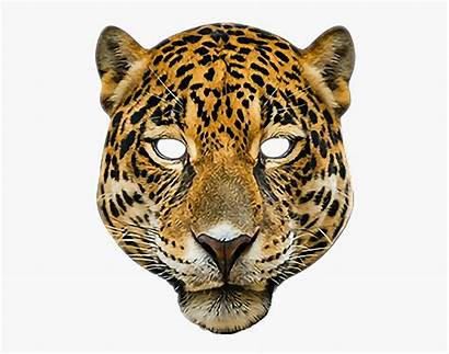 Mask Jaguar Leopard Animal Face Fauna Cartoon