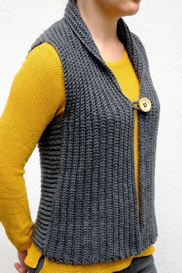 Häkelanleitung für eine Häkelweste Crochet vest Knit vest pattern Crochet vest pattern