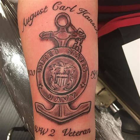 Veteran Memorial Forearm Tattoo Veteran Ink