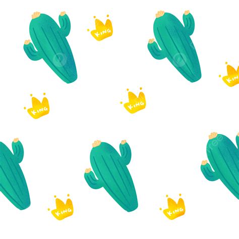 Hand Painted Cactus Png Picture Cartoon Hand Painted Green Cactus
