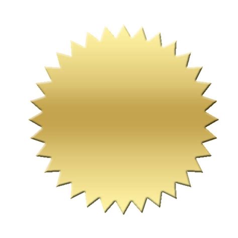 Certificate Gold Seal Sticker Certificates Templates Free