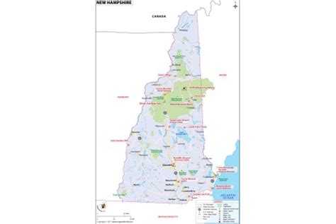 Buy New Hampshire Map In Raster And Vector File Format