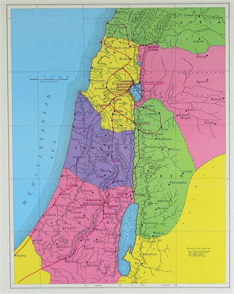 First Century Map Of Palestine