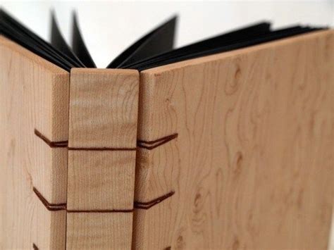 Simple Signature Wood Binding Example Bookbinding Tutorial