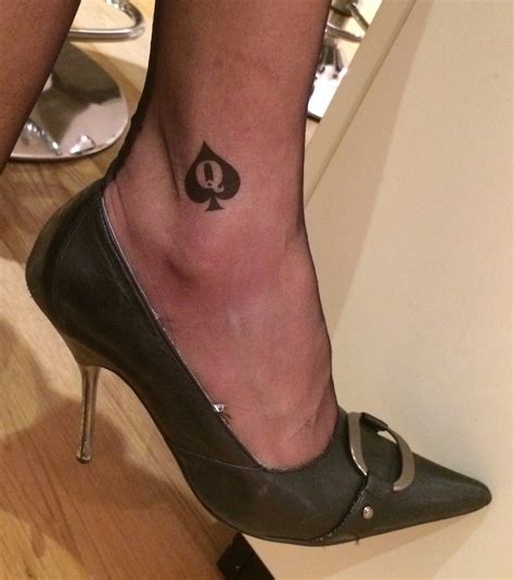 mini tatouage temporaire queen of spades fétiche qos bbc hotwife gratuit pp pack de 10 ebay