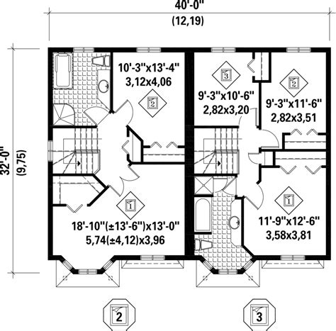 Traditional Style House Plan 5 Beds 2 Baths 2434 Sqft Plan 25 4519