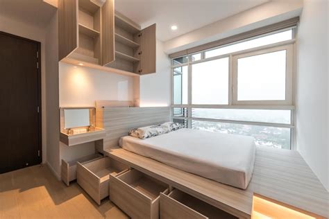 It can come in the form of open in some situations, in can be practical to have the whole bedroom raised on a platform. Platform Bed | Interior Design Singapore | Interior Design ...