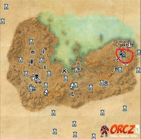 ESO Davon S Watch Wayshrine Map Orcz The Video Games Wiki