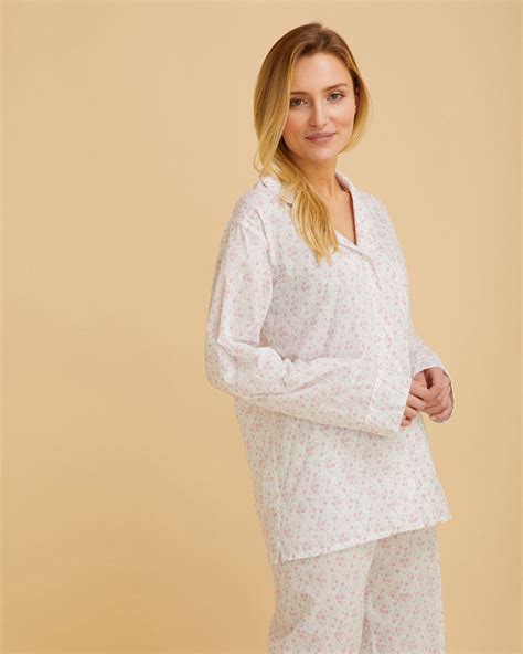 Womens Cotton Pyjamas Bonsoir Of London