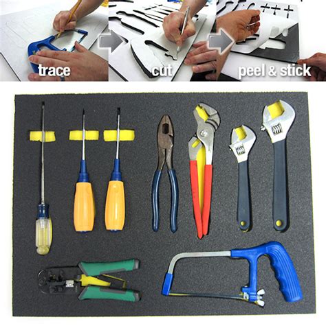 Custom Foam Tool Box Kits Organize And Protect Your Tools 12x24