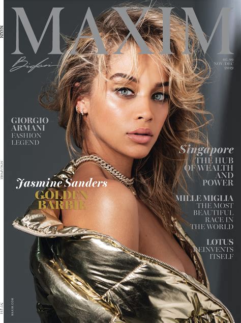 Jasmine Sanders Is Maxim S November December Cover Model Maxim