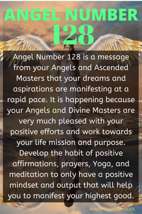 128 Angel Number Meaning Twin Flame And Love Mind Your Body Soul