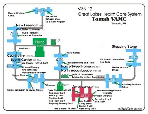 Facility Map Tomah Va Medical Center