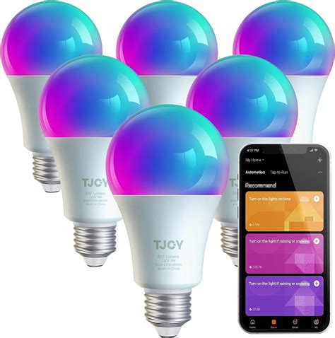 Tjoy Alexa Smart Light Bulbs Wifi Led Light Bulb Works
