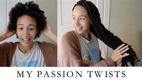 Installing Passion Twists Length Check 3c4a Natural Textured Hair