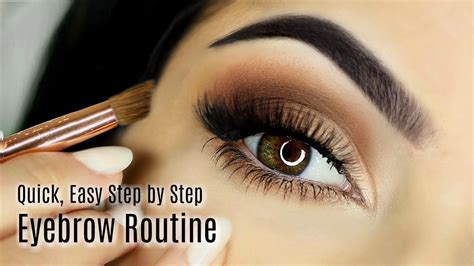 Beginners Eye Brow Makeup Tutorial Parts Of The Eye Brow