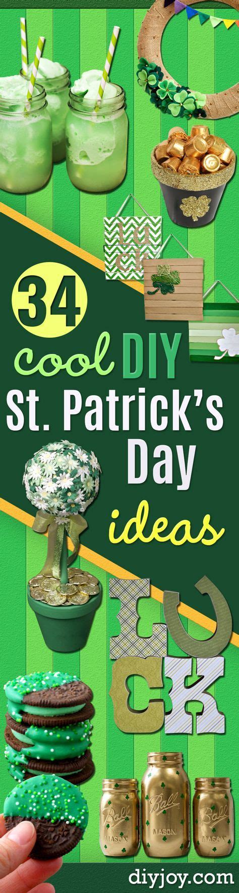 For the perfect gift idea to celebrate st patrick's day browse our extensive range of irish jewelry, tshirts, irish aran sweaters, guinness branded merchandise and more.to celebrate st. 34 Easy DIY St. Patrick's Day Ideas | St patrick, St ...