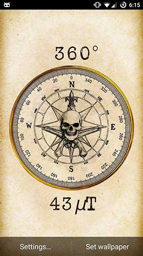 Gyroscope is not required for the compass to function though you would get better responsiveness in case the phone has one. Compass live wallpaper for Android. Compass free download ...