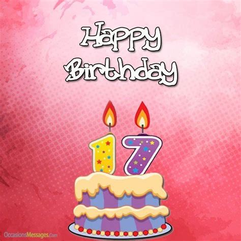 Birthday17th Birthday Wishes